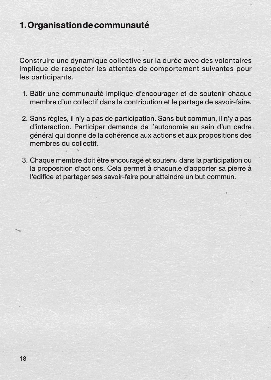 Organisation de communauté civils par la hiérarchie militaire alt text